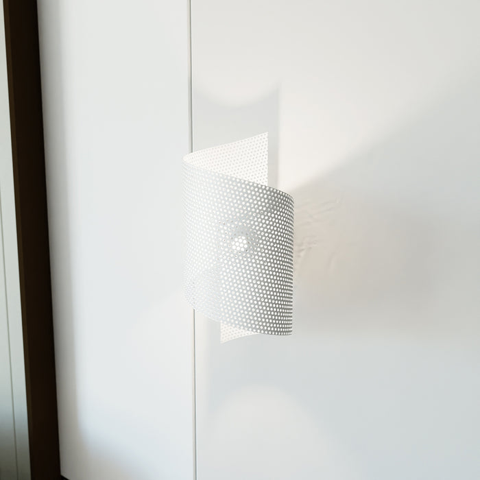 Applique Moderna Baldr 1 Luce Bianca