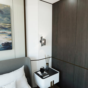 Applique Moderna Baldr 1 Luce Nera