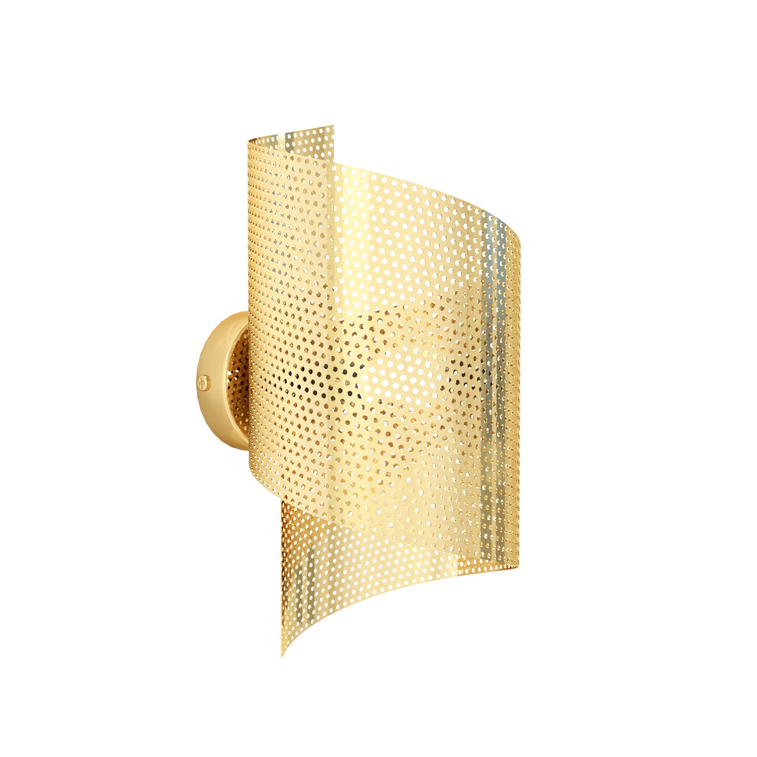 Applique Moderna Baldr 1 Luce Oro