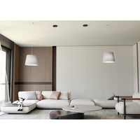 Sospensione 1 Luce Iside Con Paralume Grigio