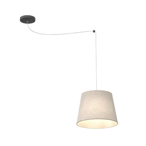 Sospensione 1 Luce Iside Con Paralume Beige