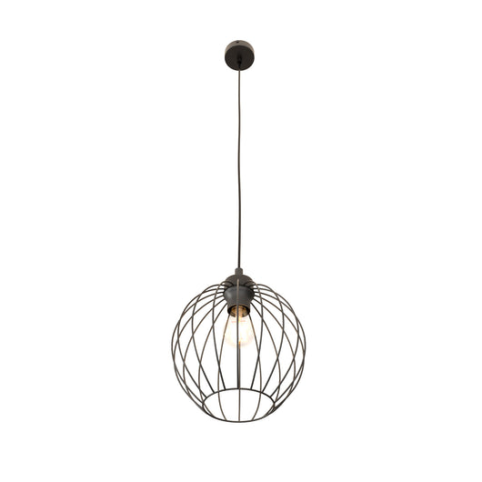 Sospensione Minimal Industrial Hathor 1 Luce Nera