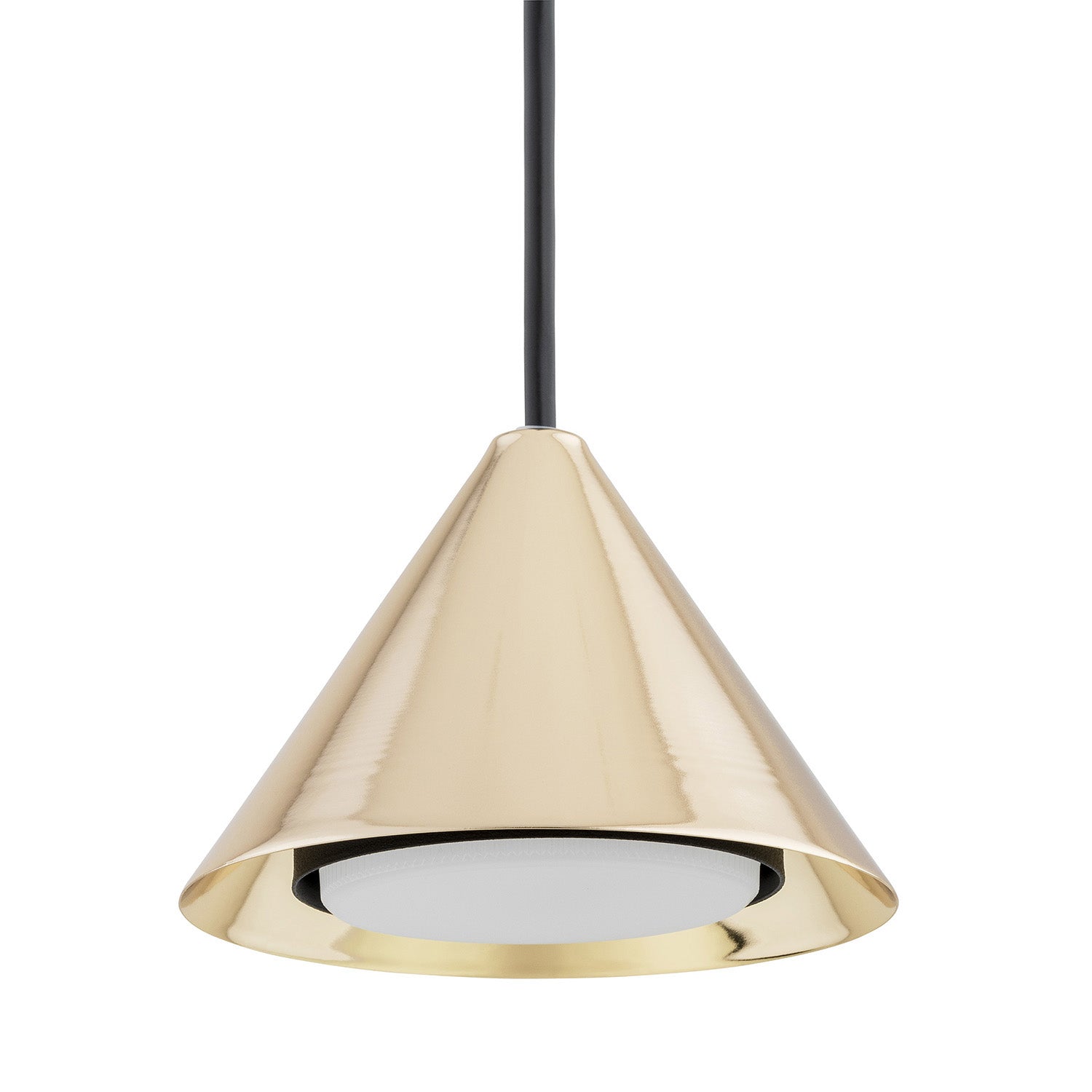 Sospensione Minimal Skadi 3 Luci In Acciaio Oro