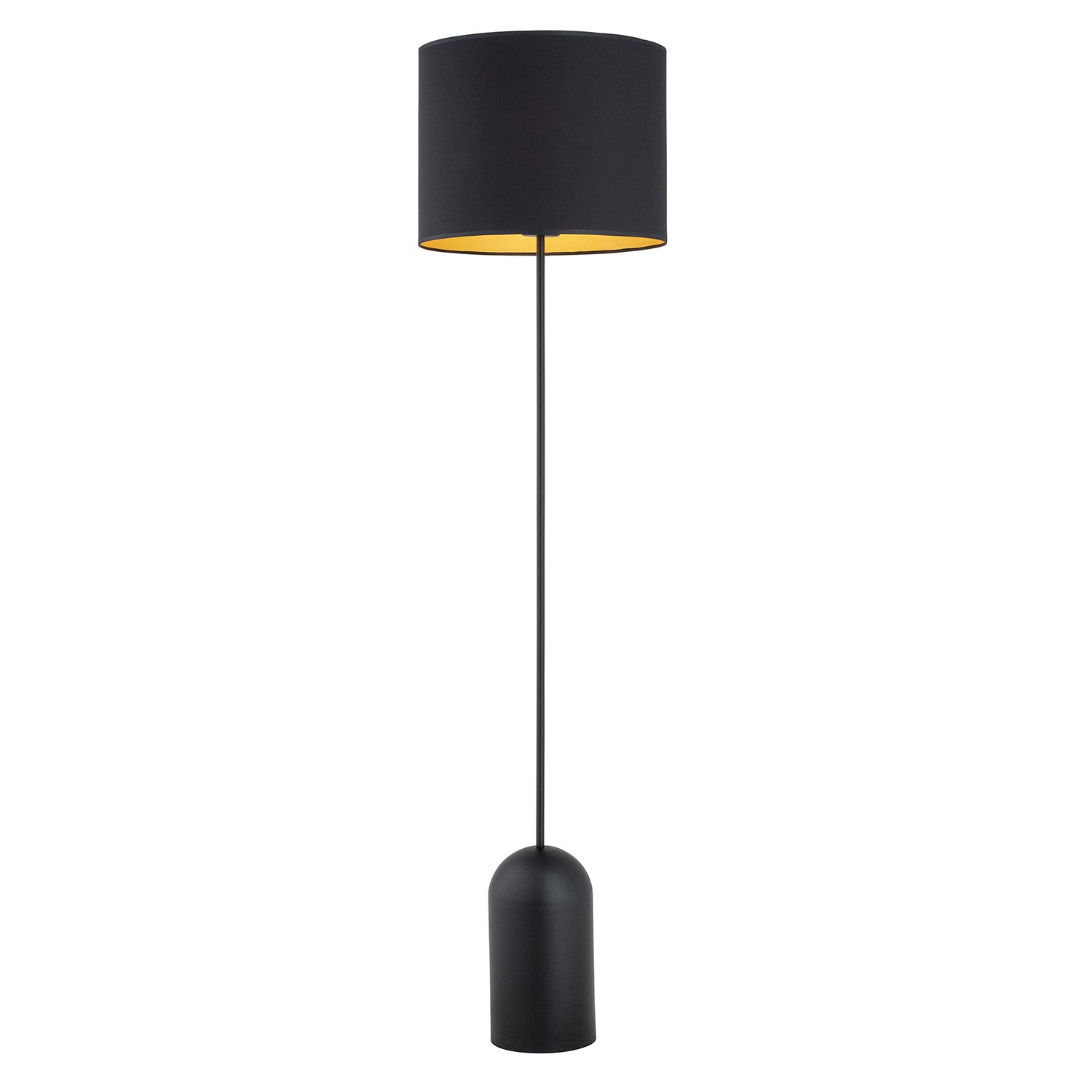 Piantana Minimal Enlil Acciaio Nero Oro 1 Luce E27 Ip20