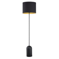 Piantana Minimal Enlil Acciaio Nero Oro 1 Luce E27 Ip20