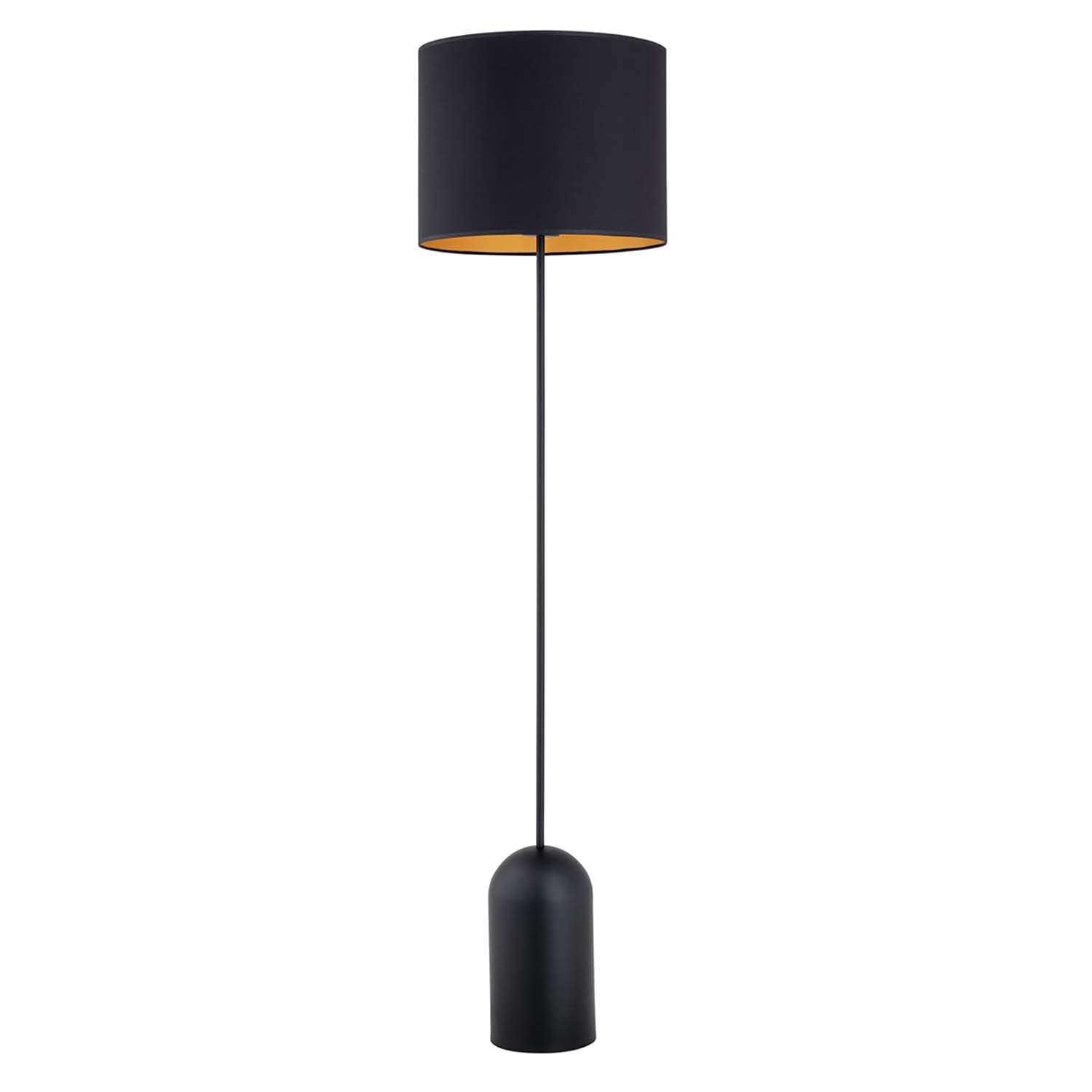 Piantana Minimal Enlil Acciaio Nero Oro 1 Luce E27 Ip20