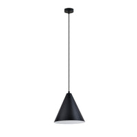 Sospensione Nordica Ninhursag 1 Luce In Acciaio Nero