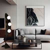 Piantana Minimal Dagda Acciaio Nero 3 Luci E14 Ip20