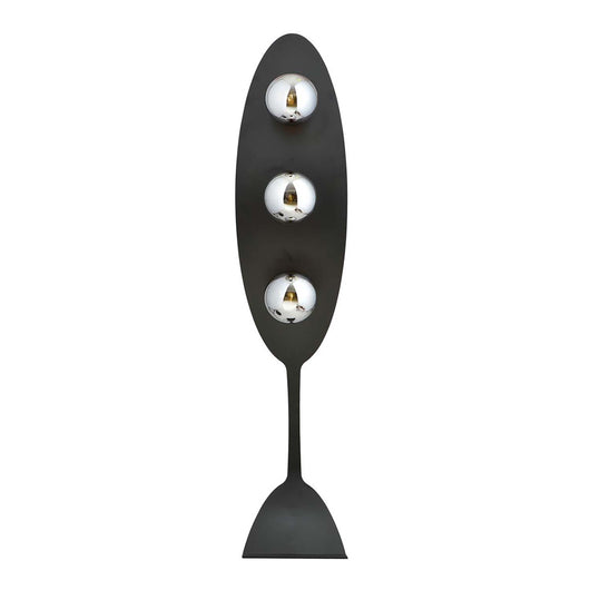 Piantana Minimal Dagda Acciaio Nero Grigio 3 Luci E14 Ip20