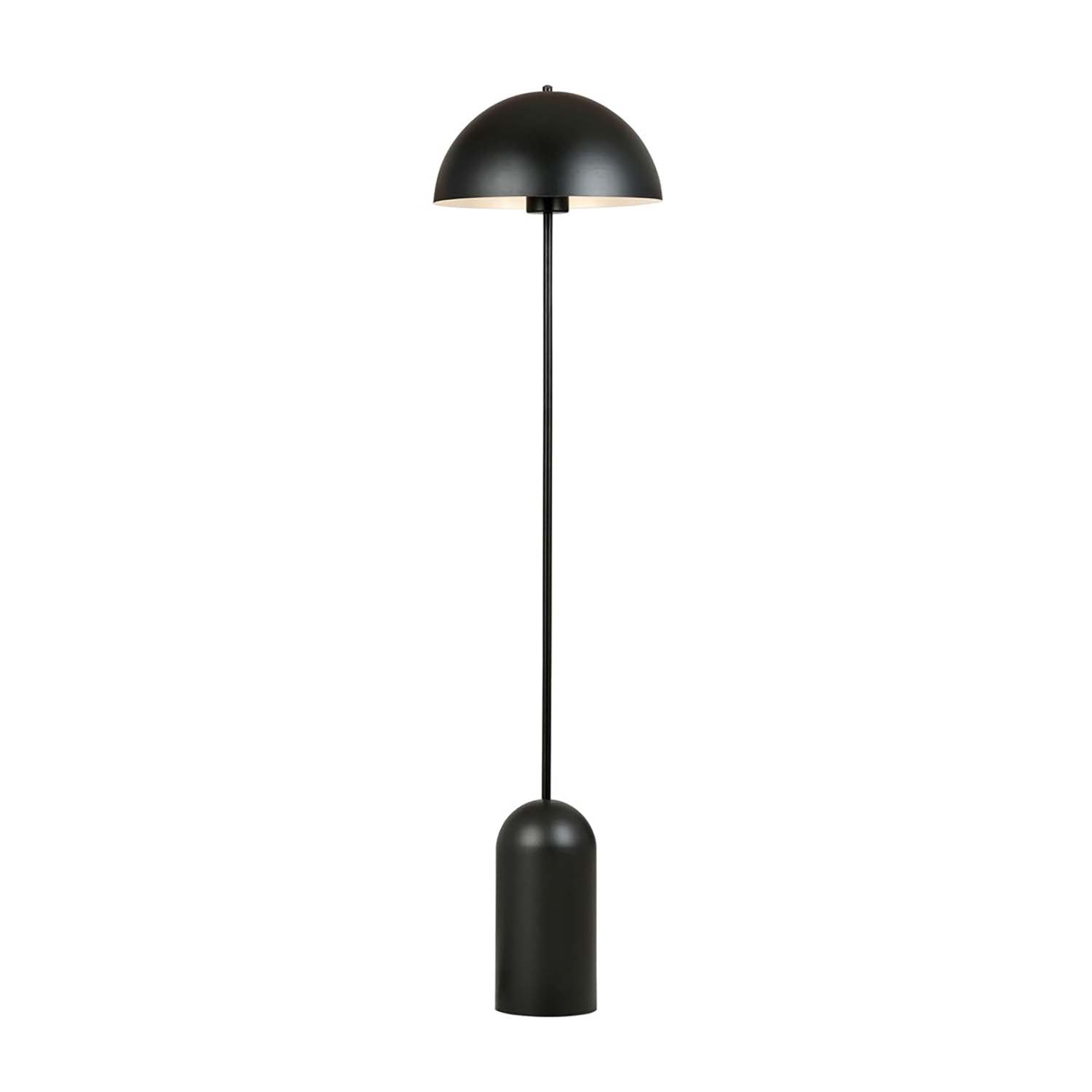 Piantana Minimal Danu Acciaio Nero 1 Luce E27 Ip20