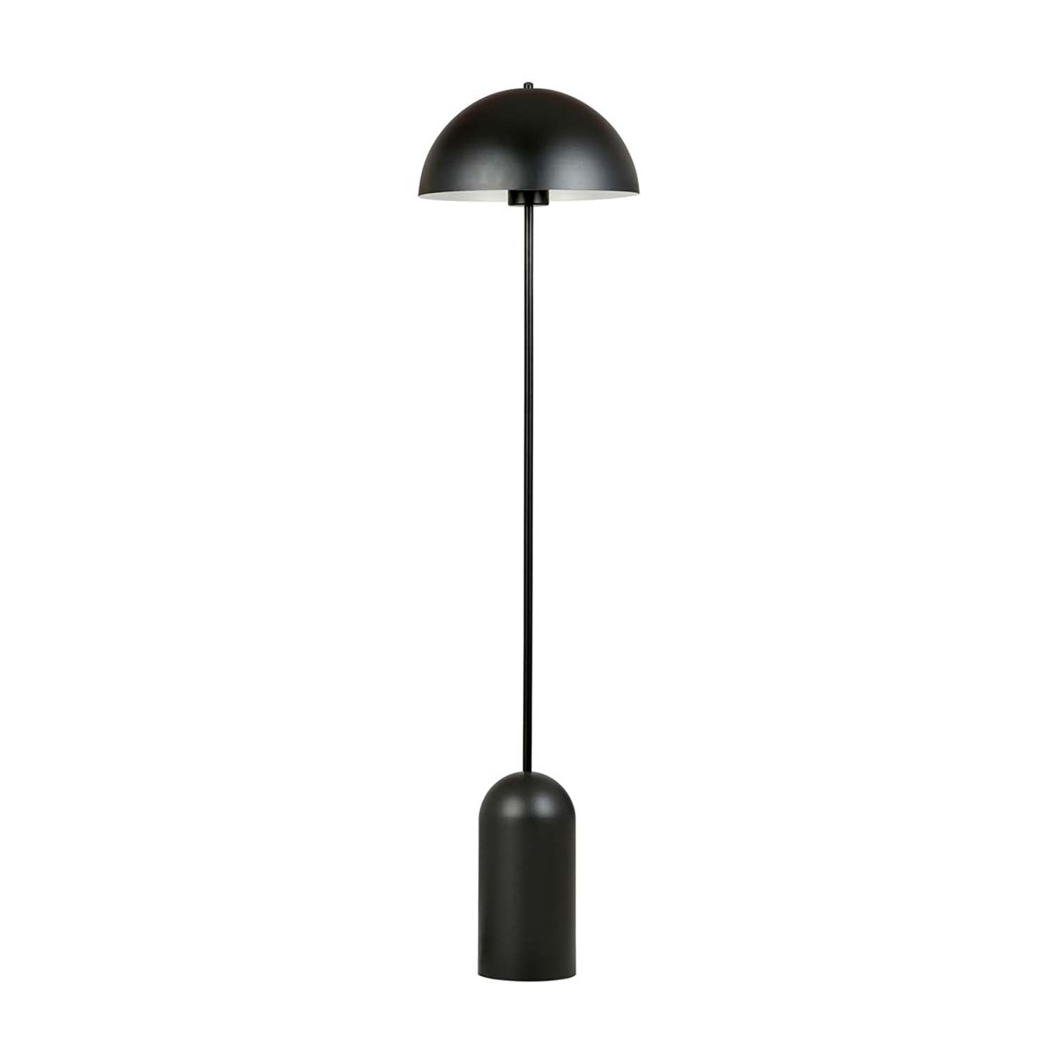 Piantana Minimal Danu Acciaio Nero 1 Luce E27 Ip20