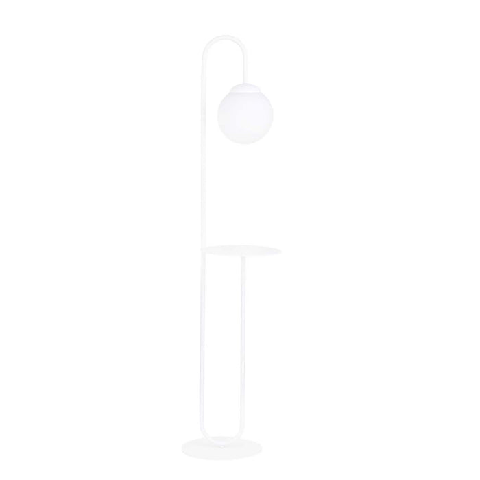 Piantana Minimal Arawn Acciaio Bianco 1 Luce E14 Ip20