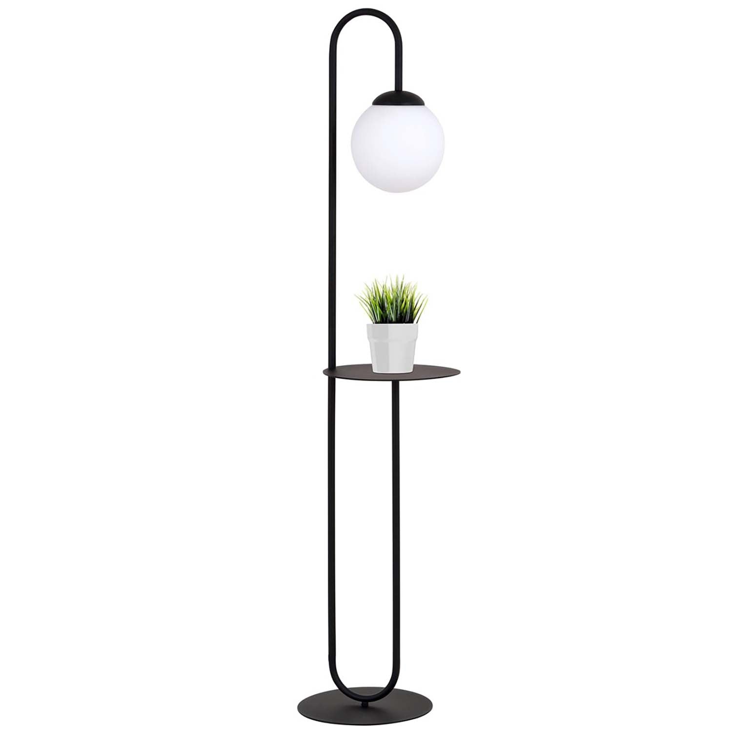 Piantana Minimal Arawn Acciaio Nero 1 Luce E14 Ip20