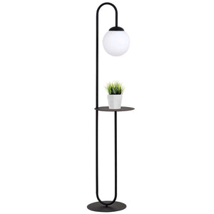 Piantana Minimal Arawn Acciaio Nero 1 Luce E14 Ip20