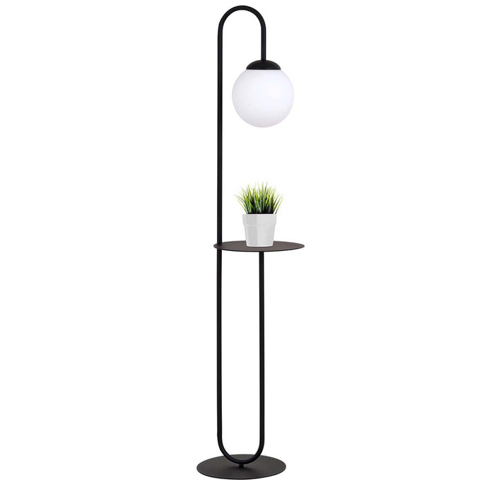 Piantana Minimal Arawn Acciaio Nero 1 Luce E14 Ip20
