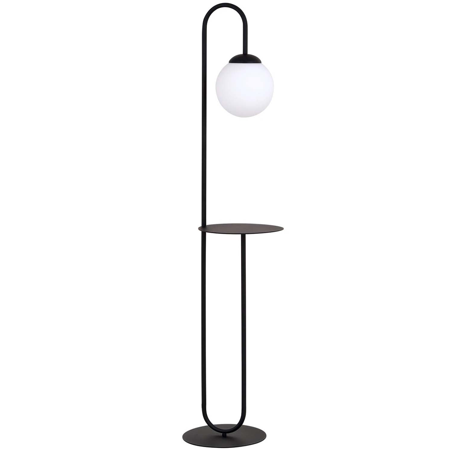 Piantana Minimal Arawn Acciaio Nero 1 Luce E14 Ip20