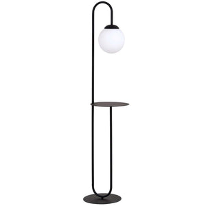 Piantana Minimal Arawn Acciaio Nero 1 Luce E14 Ip20