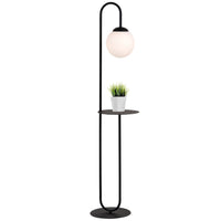 Piantana Minimal Arawn Acciaio Nero 1 Luce E14 Ip20