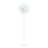 Piantana Minimal Ippolita Acciaio Bianco 1 Luce E14 Ip20