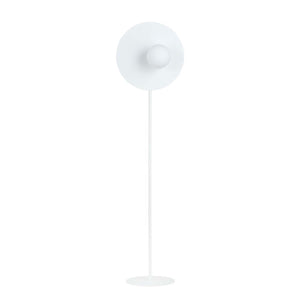 Piantana Minimal Ippolita Acciaio Bianco 1 Luce E14 Ip20
