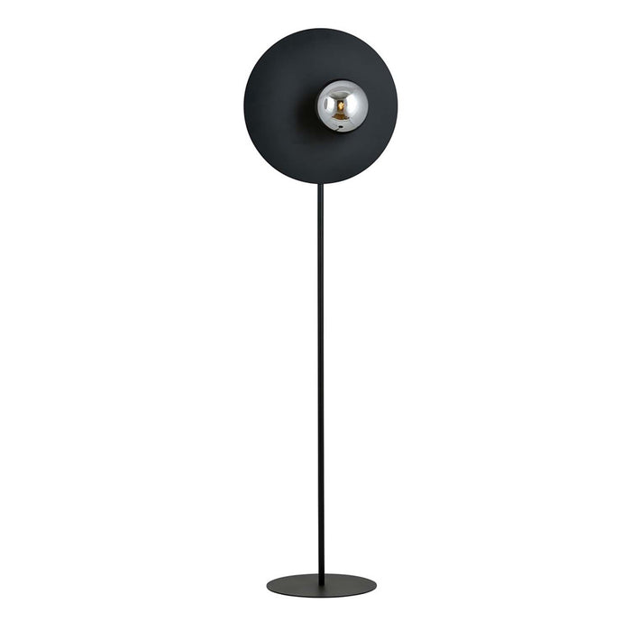 Piantana Minimal Ippolita Acciaio Nero Grigio 1 Luce E14 Ip20