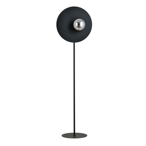 Piantana Minimal Ippolita Acciaio Nero Grigio 1 Luce E14 Ip20