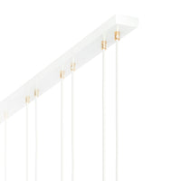 Sospensione Contemporanea 3 Luci Crio Acciaio Bianco Oro E Sfera Vetro Ambra