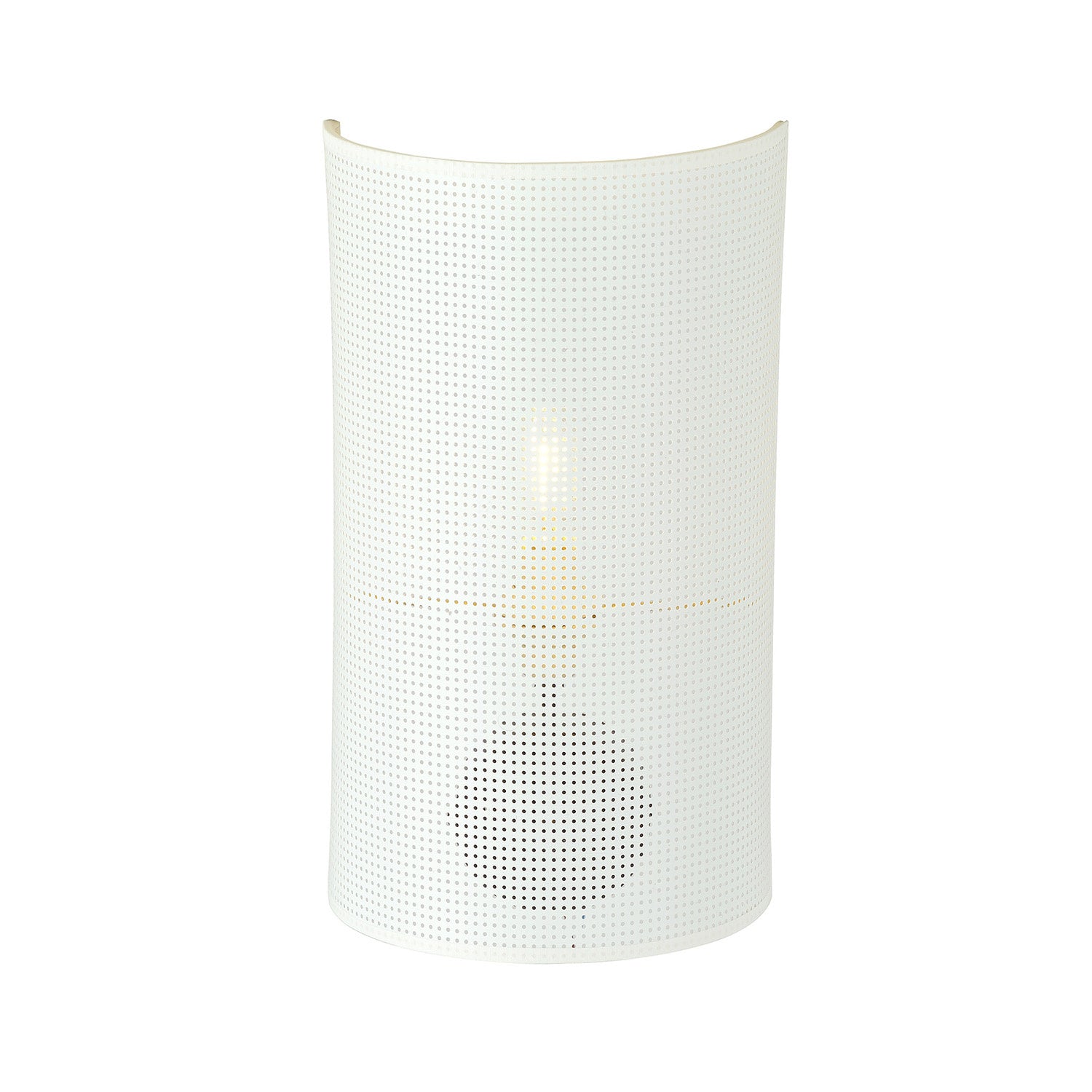 Applique Minimal 1 Luce Drago In Acciaio Bianco E Oro