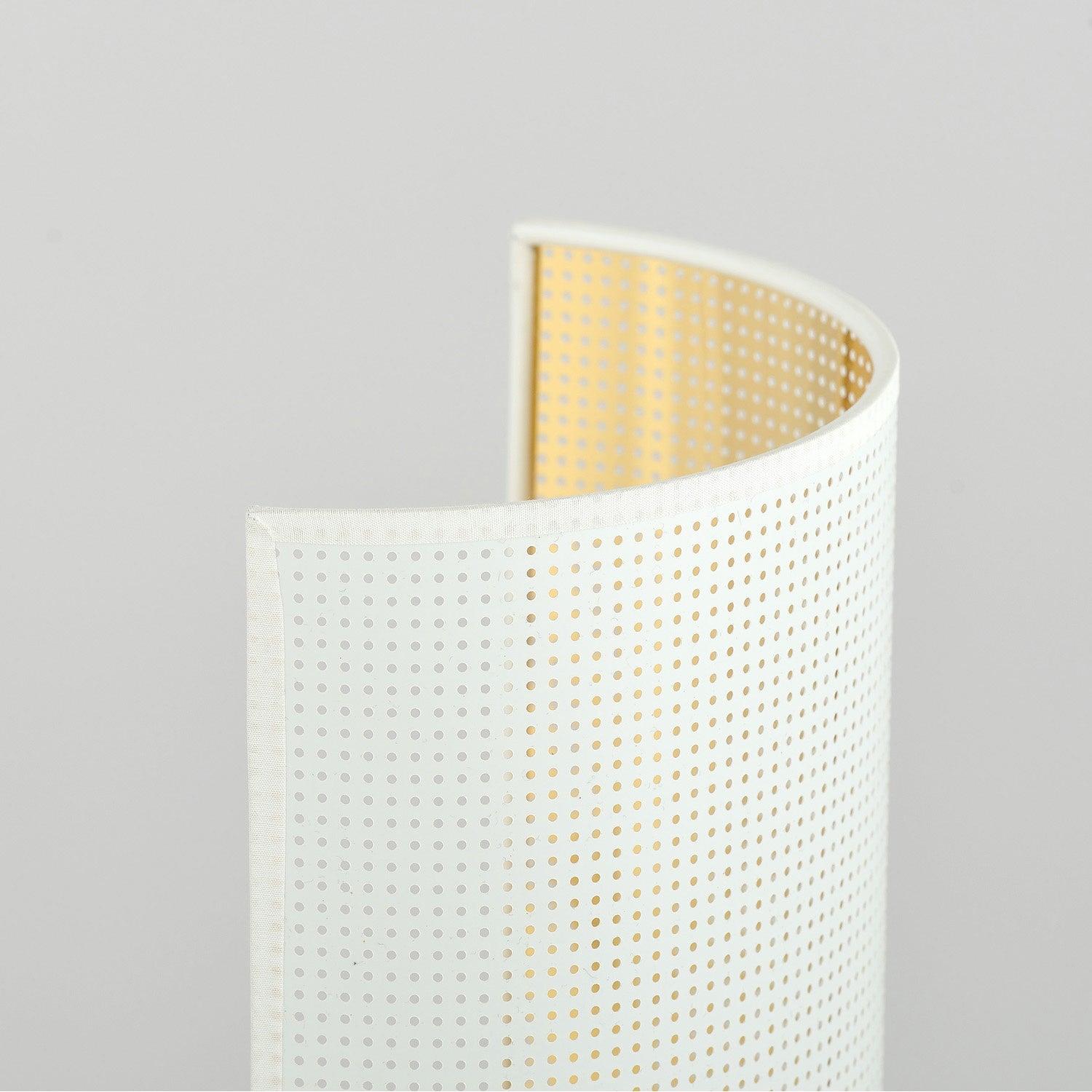 Applique Minimal 1 Luce Drago In Acciaio Bianco E Oro