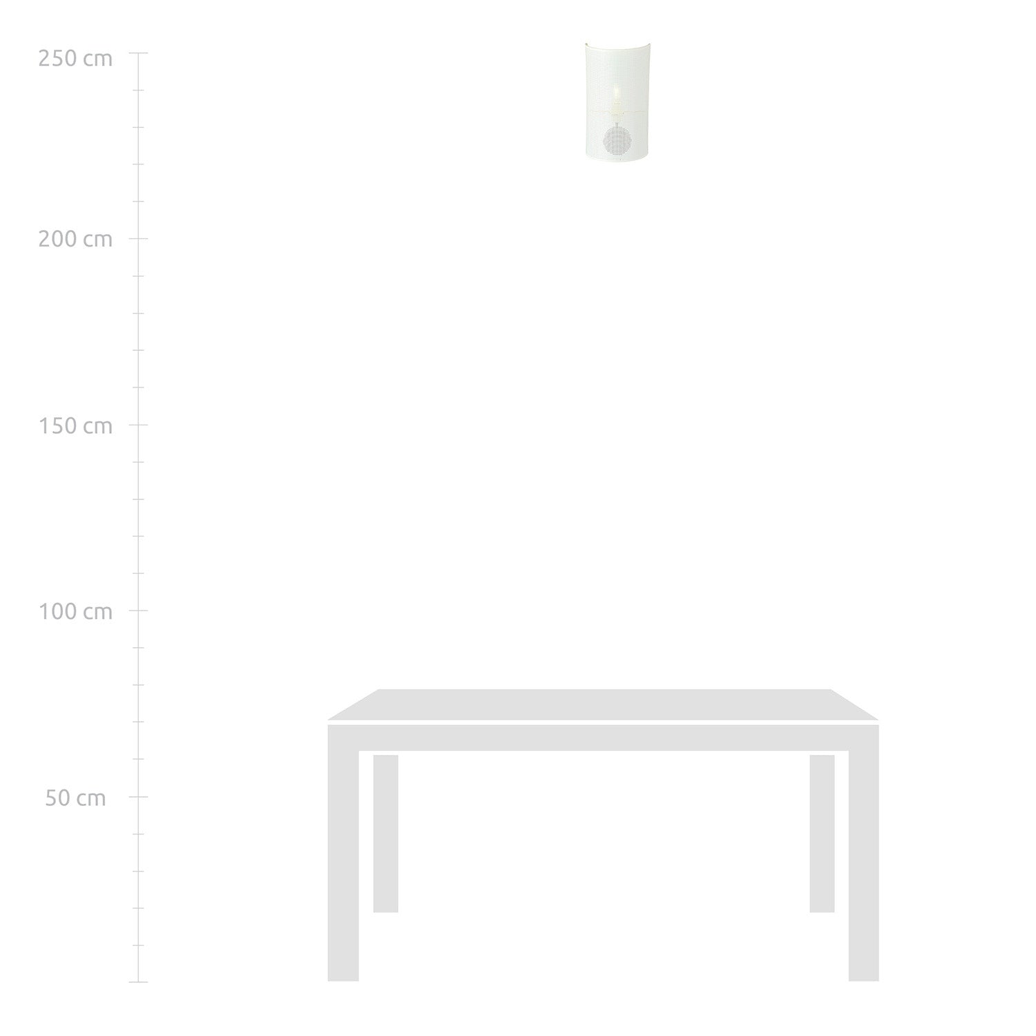 Applique Minimal 1 Luce Drago In Acciaio Bianco E Oro