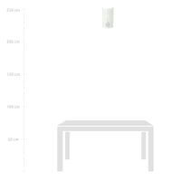 Applique Minimal 1 Luce Drago In Acciaio Bianco E Oro