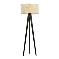 Piantana Moderno Drago Acciaio Nero 1 Luce E27 Ip20