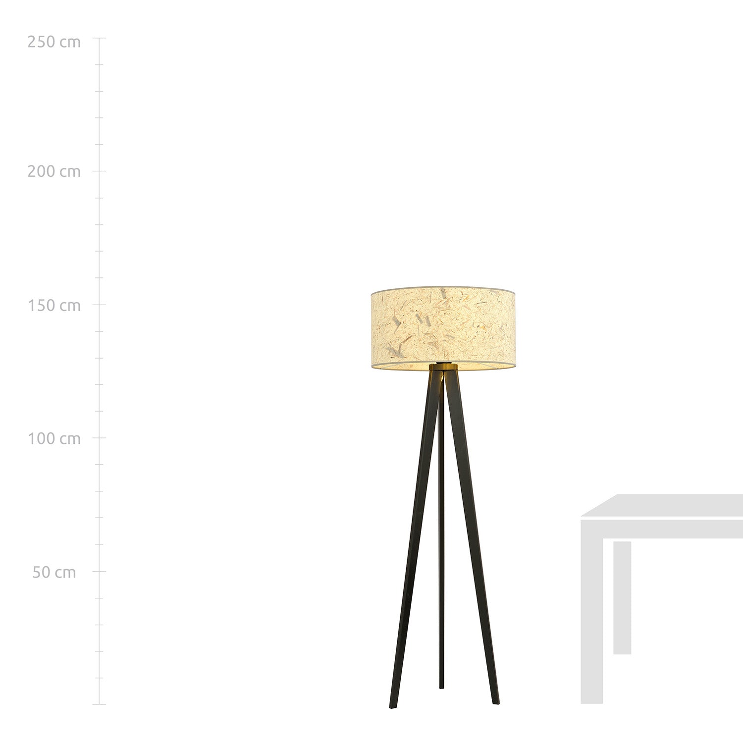 Piantana Moderno Drago Acciaio Nero 1 Luce E27 Ip20