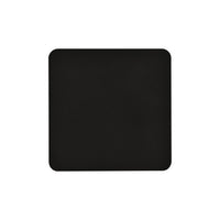 Applique Minimal Quadrata 1 Luce Indiretta Agni In Acciaio Nero