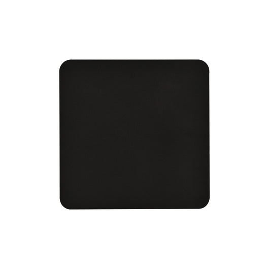 Applique Minimal Quadrata 1 Luce Indiretta Agni In Acciaio Nero