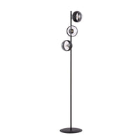 Piantana Minimal Durga Acciaio Nero 3 Luci E14 Ip20