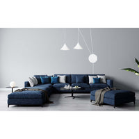 Sospensione Minimal 2 Luci Fujin In Acciao Bianco E Paralume A Cono