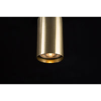 Plafoniera Minimal Tenjin Acciaio Nero 2 Luci Gu10 Ip20