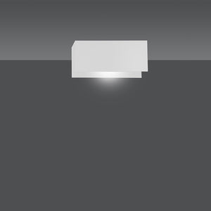 Applique Minimal Yuhuang Acciaio Bianco 1 Luce E27 Ip20