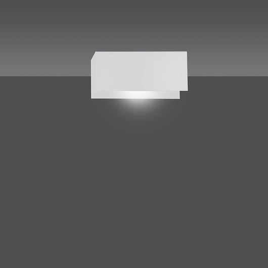 Applique Minimal Yuhuang Acciaio Bianco 1 Luce E27 Ip20