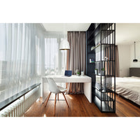 Sospensione 1 Luce Reartù In Acciaio Bianco A Cupola Nero E Oro