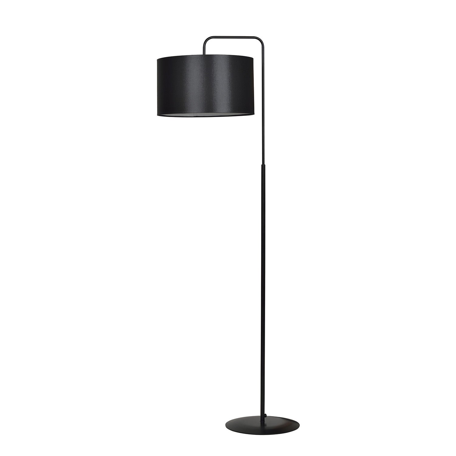 Piantana Contemporaneo Sigfrido Acciaio Nero 1 Luce E27 Ip20