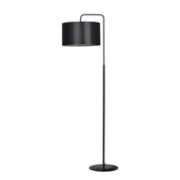 Piantana Contemporaneo Sigfrido Acciaio Nero 1 Luce E27 Ip20