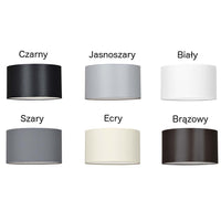 Piantana Contemporaneo Sigfrido Acciaio Nero Ecru 1 Luce E27 Ip20