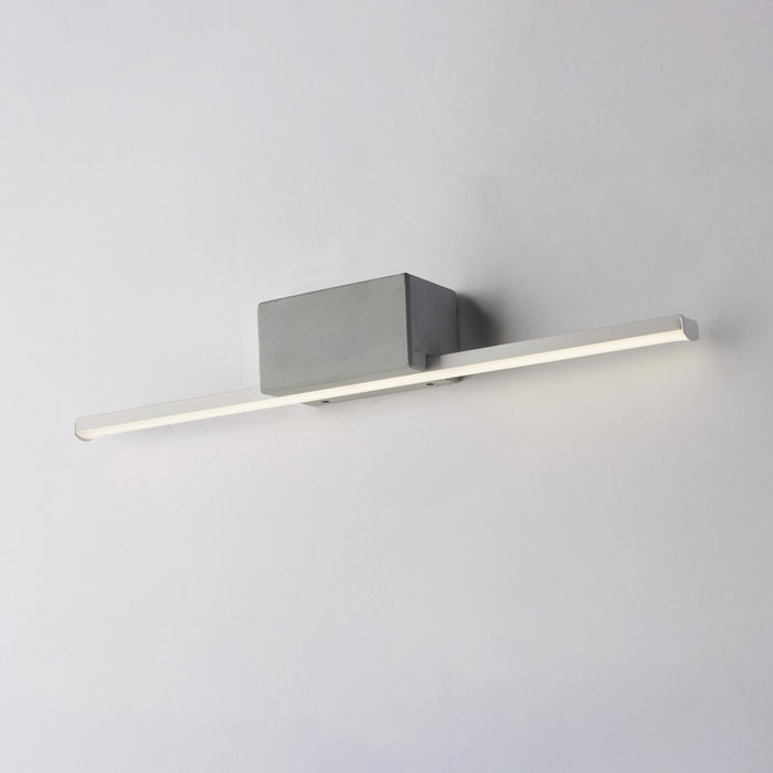 Applique Moderna Melbourne In Cemento E Alluminio Con Led Integrato 12W 4000K
