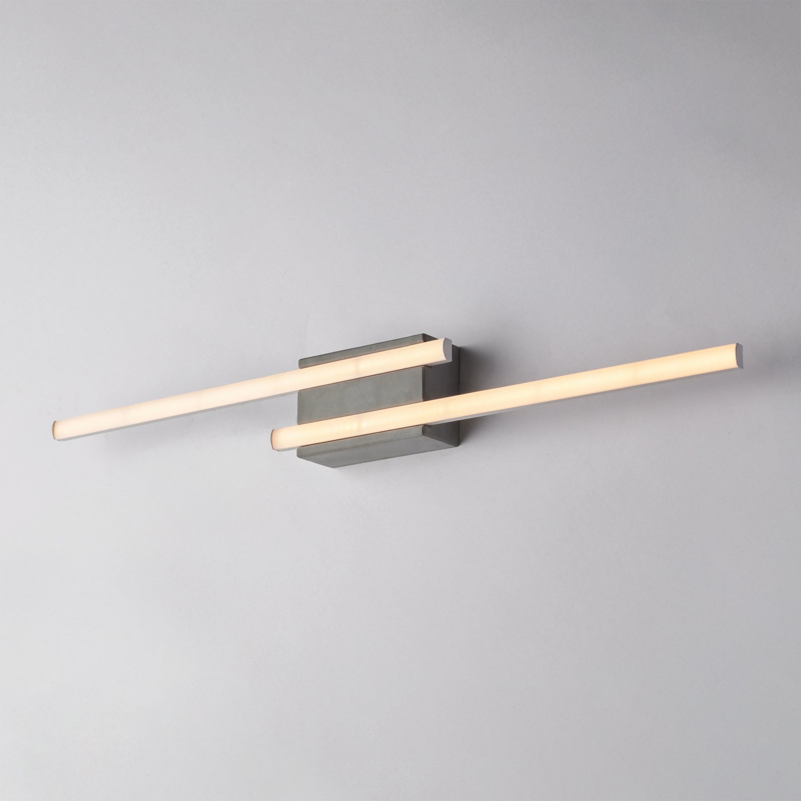 Applique Moderna Melbourne Cemento E Alluminio Led Dimmerabile 20W 3000K/6000K