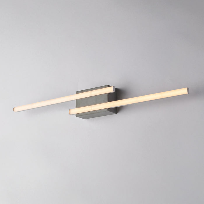 Applique Moderna Melbourne Cemento E Alluminio Led Dimmerabile 20W 3000K/6000K