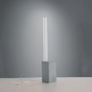 Lampada Da Tavolo Moderna Melbourne Cemento E Alluminio Led Integrato 10W 4000K