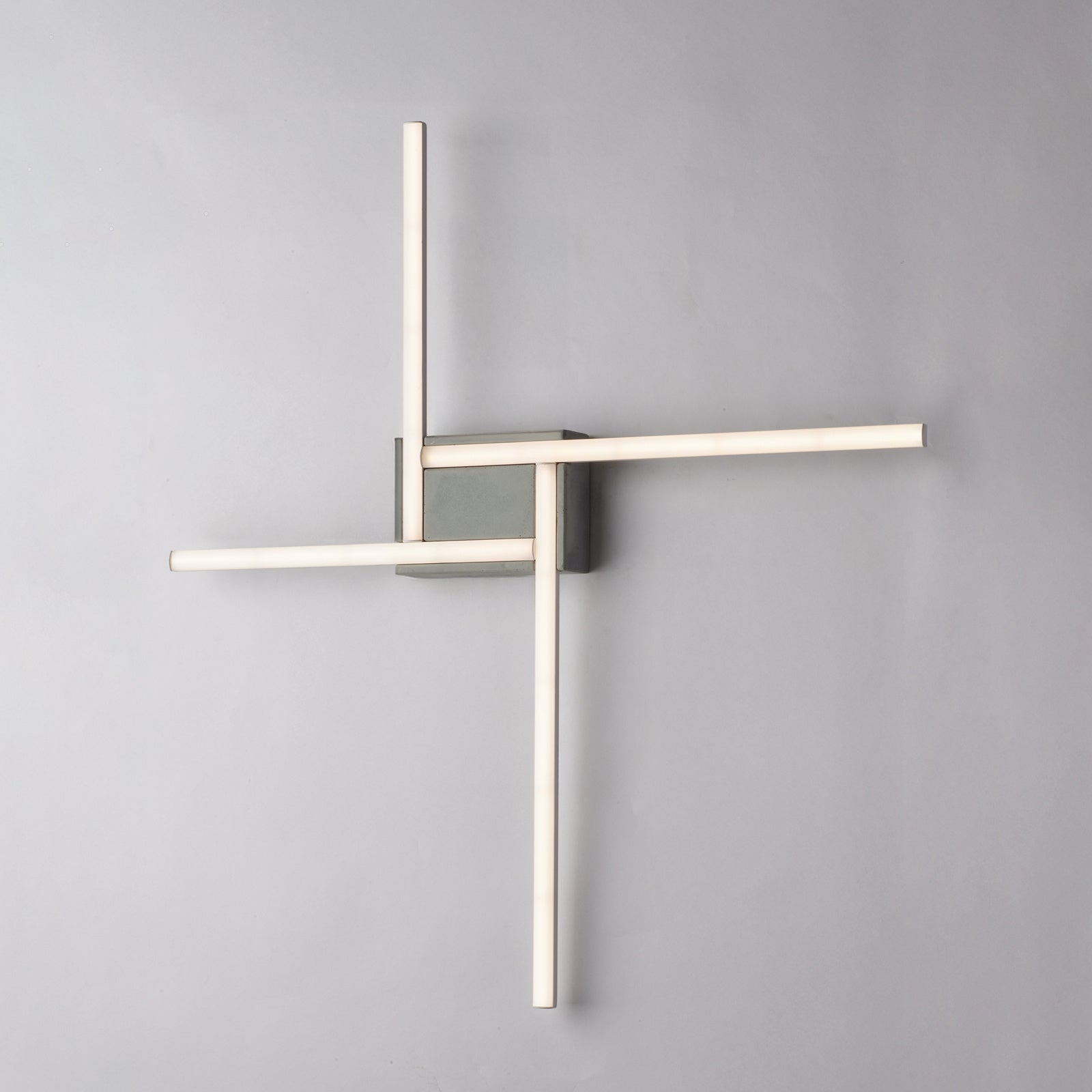 Plafoniera Moderna Melbourne Cemento E Alluminio Led Integrato 30W 3000K/6000K