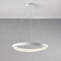 Sospensione Moderna Perth In Plastica Bianca Con Led Integrato 32W 4000K